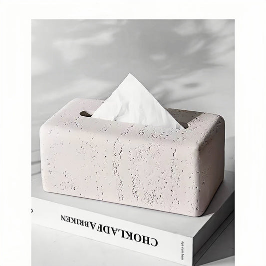 Travertine Tissue Box