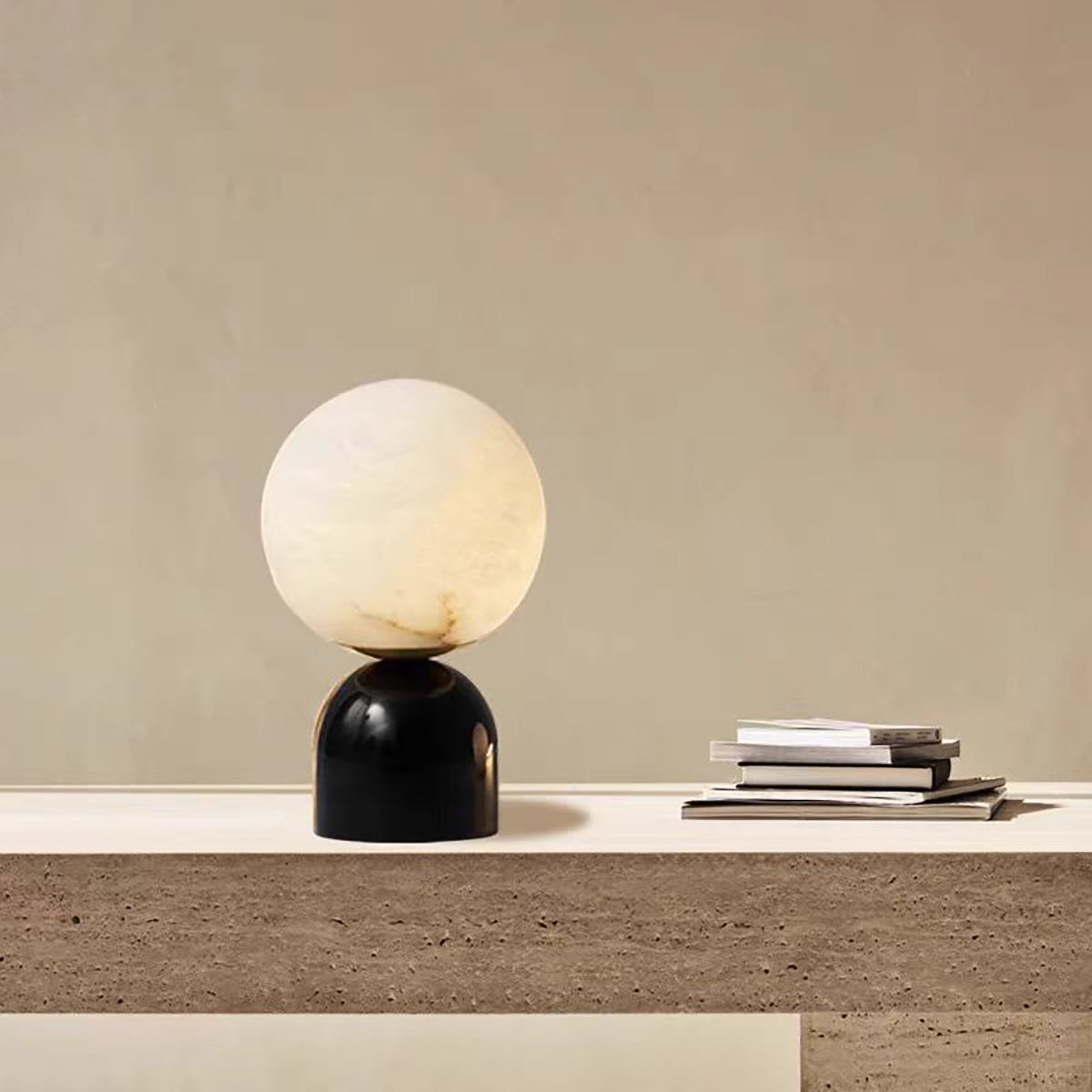 Marble Table Lamp – Luxury Bedside Lamp for Bedroom | Elegant Spanish Design