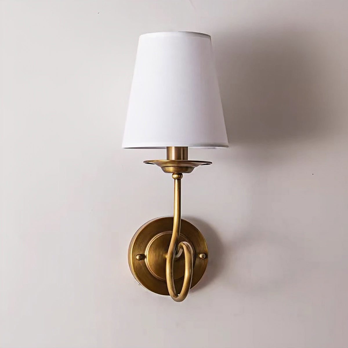 All-Brass Wall Lamp & Living Room