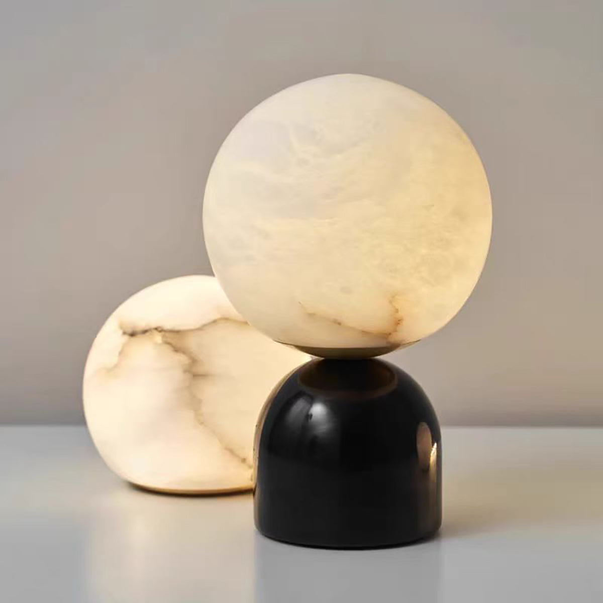 Marble Table Lamp – Luxury Bedside Lamp for Bedroom | Elegant Spanish Design