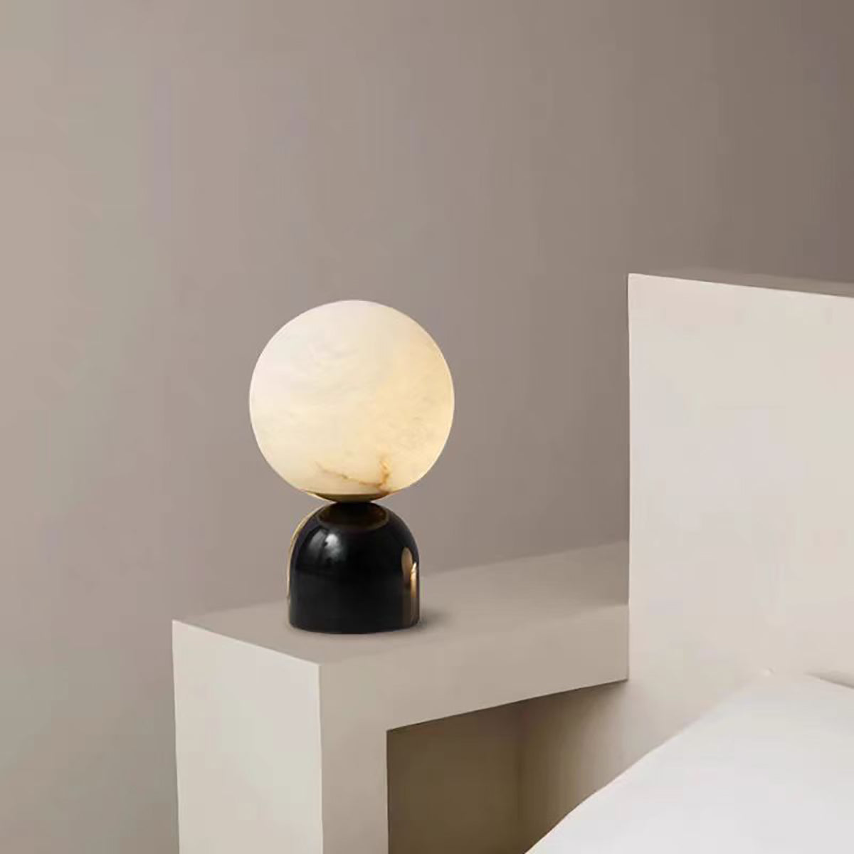 Marble Table Lamp – Luxury Bedside Lamp for Bedroom | Elegant Spanish Design