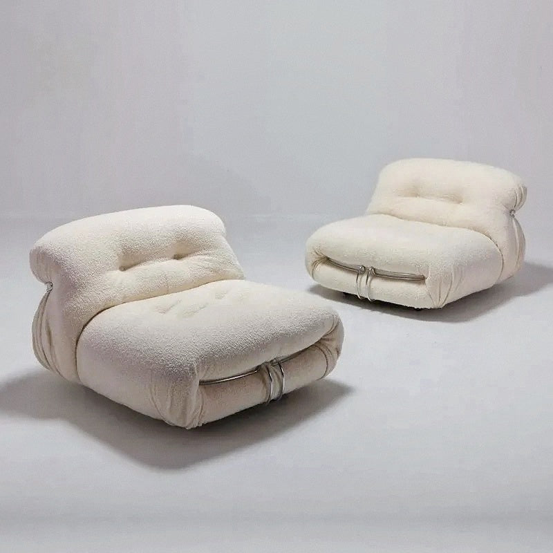 Sofa Set: Stylish Retro Seating with Sleek Lines & Plush Comfort - motivodecor.com