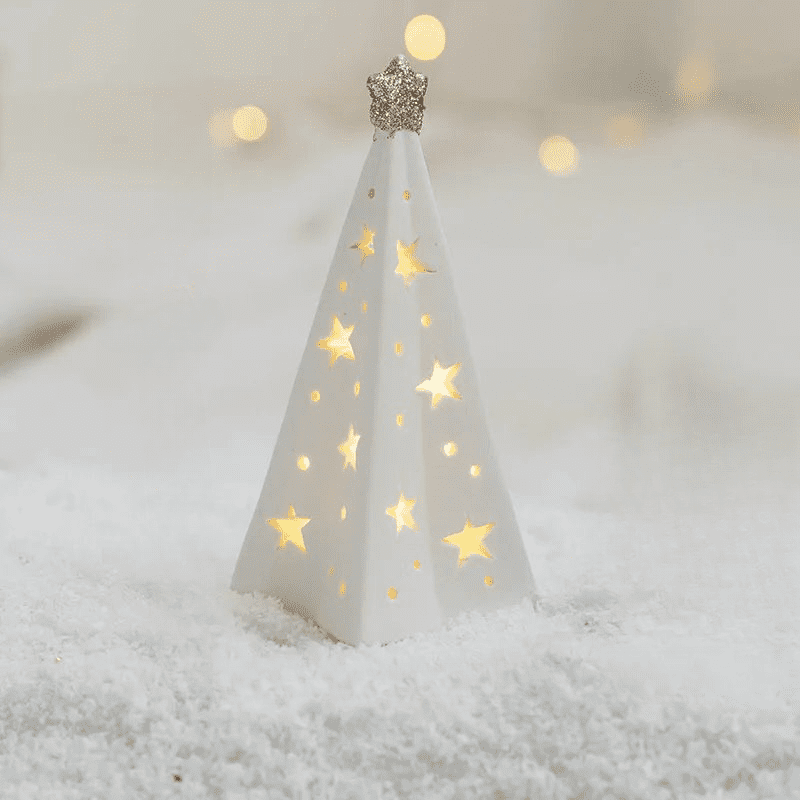 Christmas Ceramic Ornament | Ambiance Lights Decor