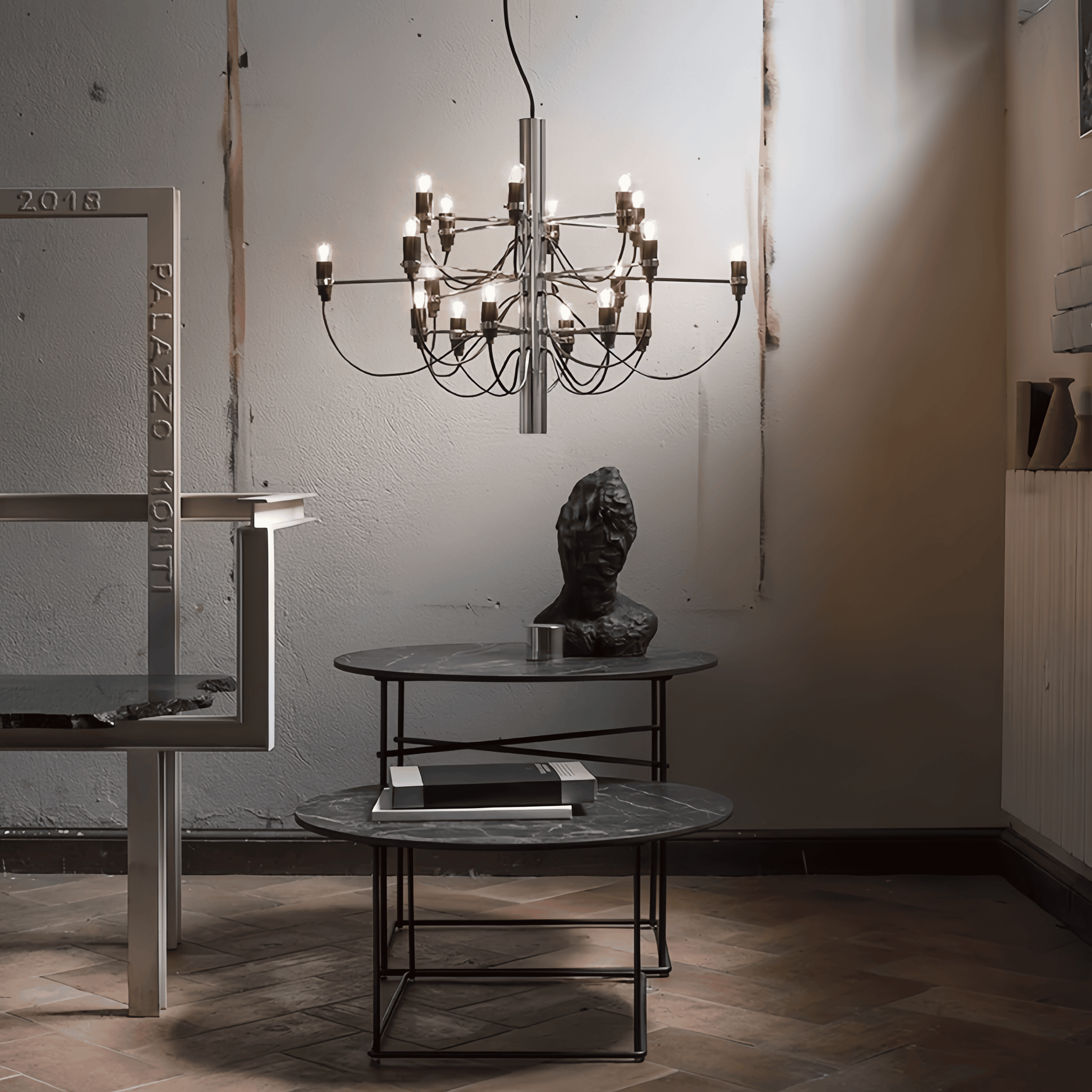 FLOS 2097 50 Industrial Chandelier | motivodecor.com