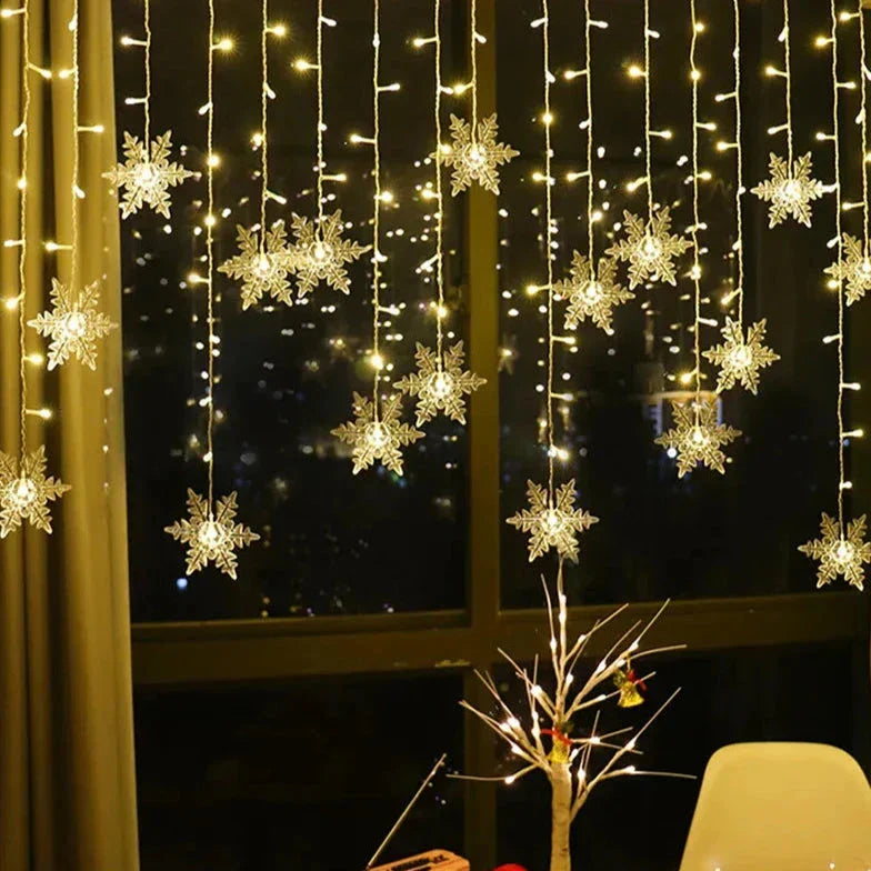 Christmas Snowflakes LED String Lights - motivodecor.com