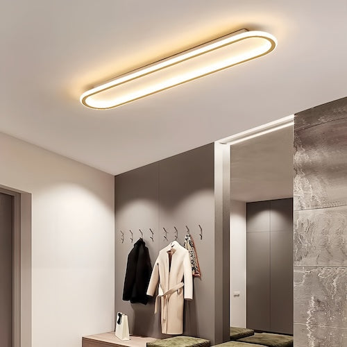 Simple Modern LED ceiling light in a stylish foyer setting.