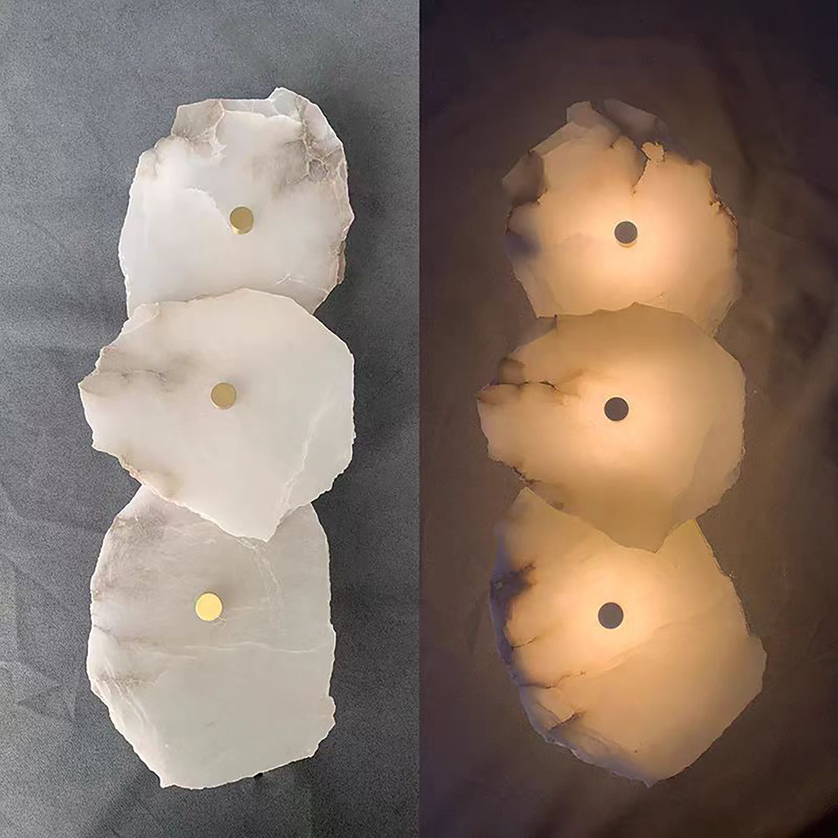 Marble Wall Light - Creative Solid Brass & Marble Wall Sconce Design