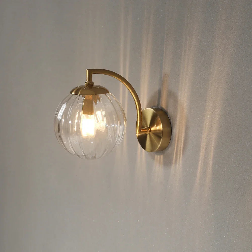 Glass Bedroom Wall Lights | motivodecor.com