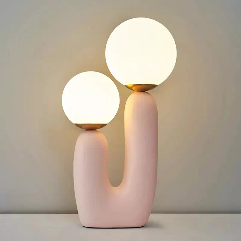 Tall Table Lamp | Minimalist Art Resin Table Lamp Design - motivodecor.com