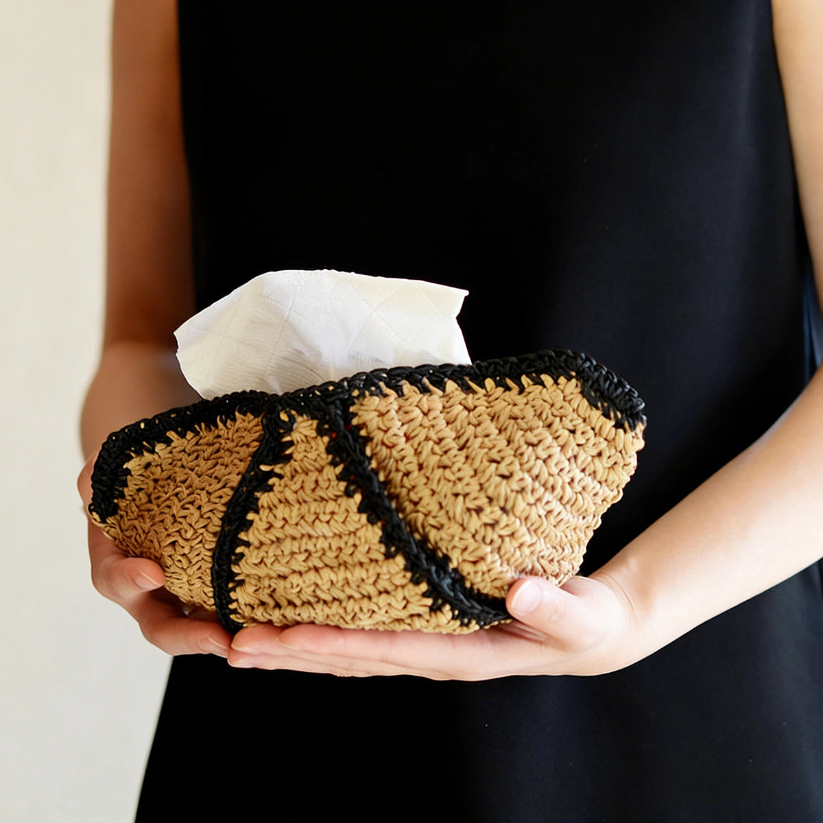 Tissue Box - French-Style Seashell & Horn Premium Tissue Box for Home Decor