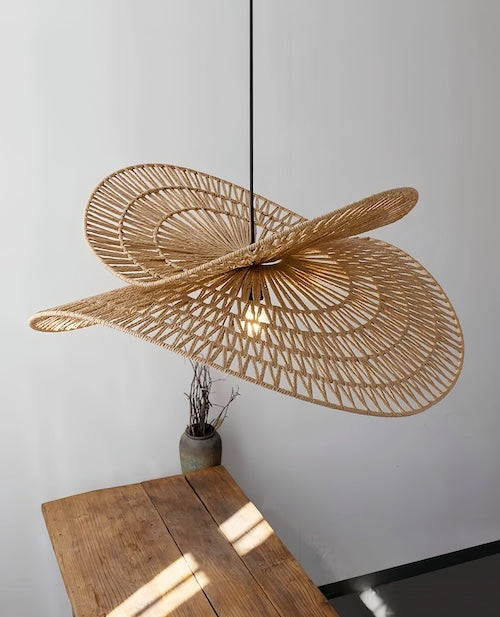 Japanese handmade rattan pendant light - motivodecor.com