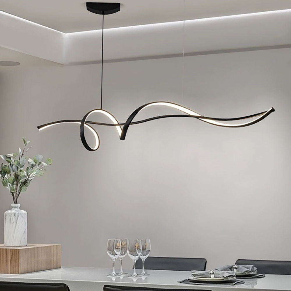 Linear Pendant Lighting - Modern Minimalist Designer Chandelier for Elegant Spaces