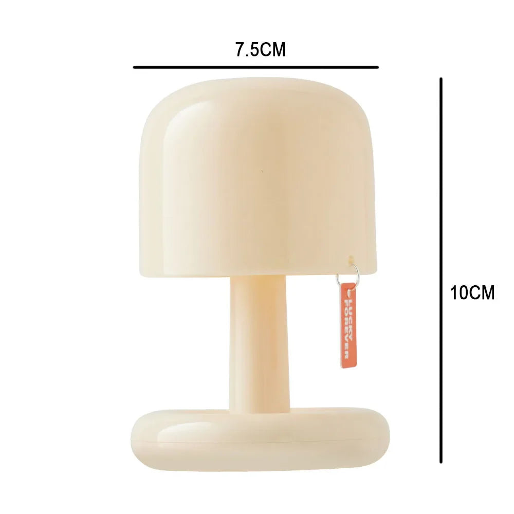 Mini Mushroom Rechargeable Table Lamps | Portable Illumination