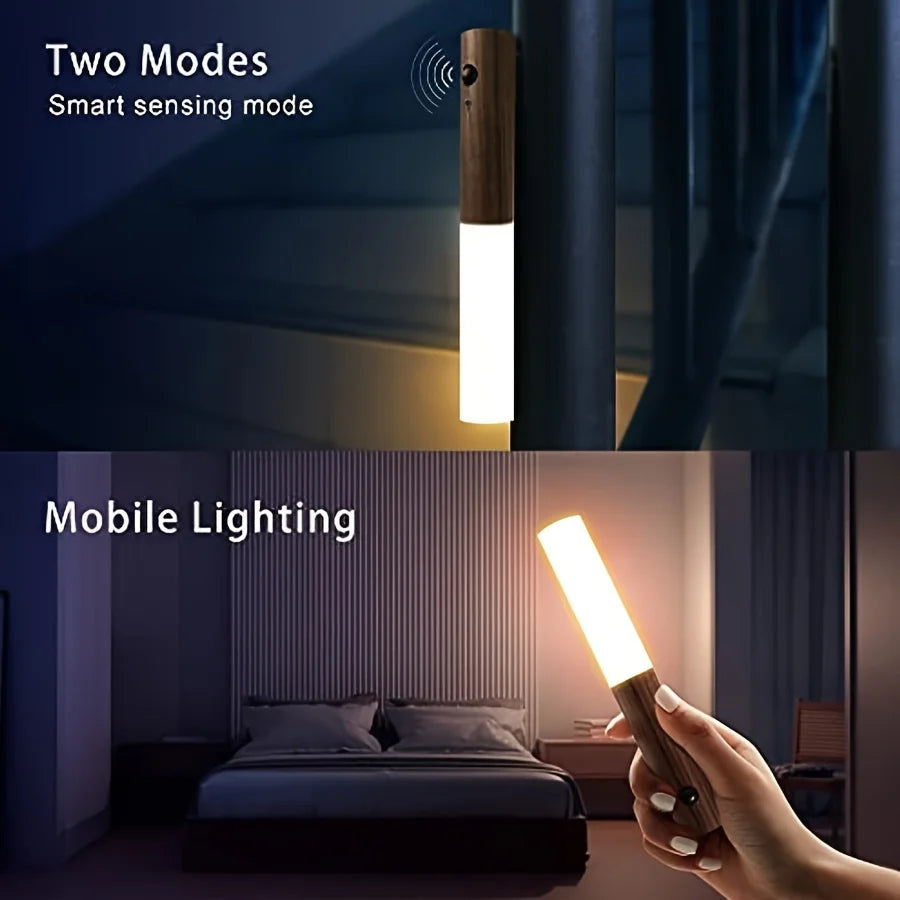 LED USB Night Light - Magnetic Wall Lamp for Bedrooms - motivodecor.com