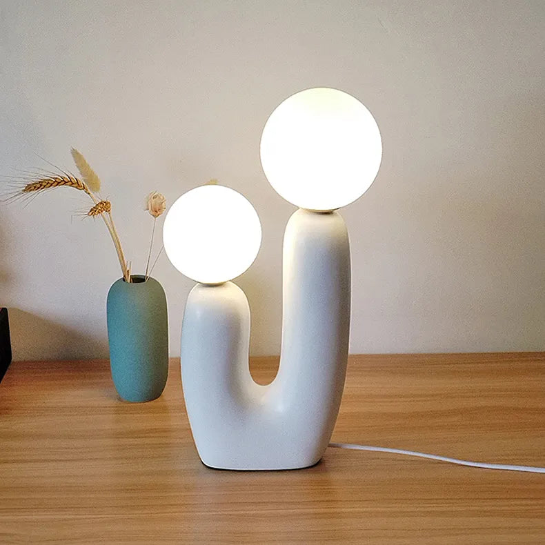 Tall Table Lamp | Minimalist Art Resin Table Lamp Design - motivodecor.com