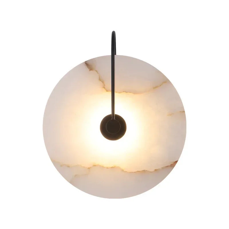 Marble Glow: Elegant Sconce Wall Light