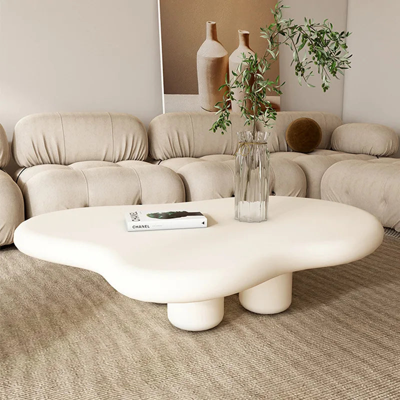 Nordic Cloud White Coffee Table | Modern Simplicity