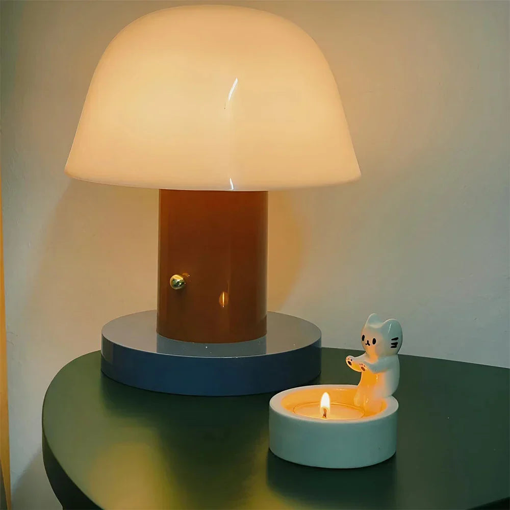 Candle Holder - mushroom lamp