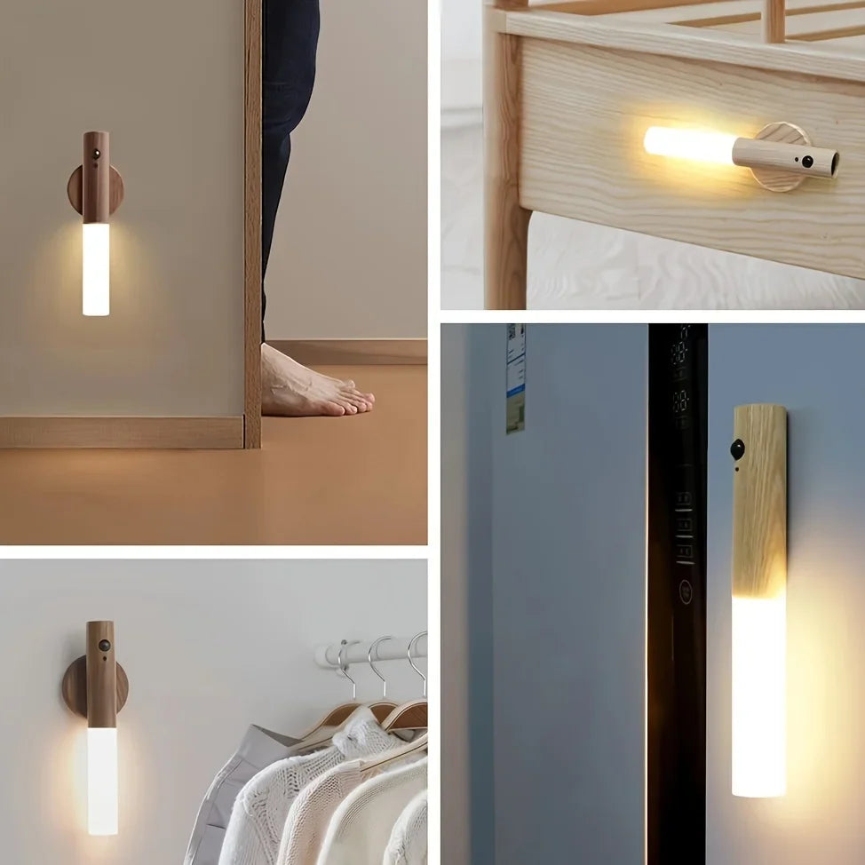 LED USB Night Light - Magnetic Wall Lamp for Bedrooms - motivodecor.com