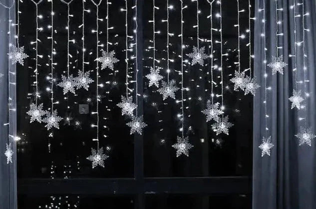 Snowflakes LED String Lights - motivodecor.com