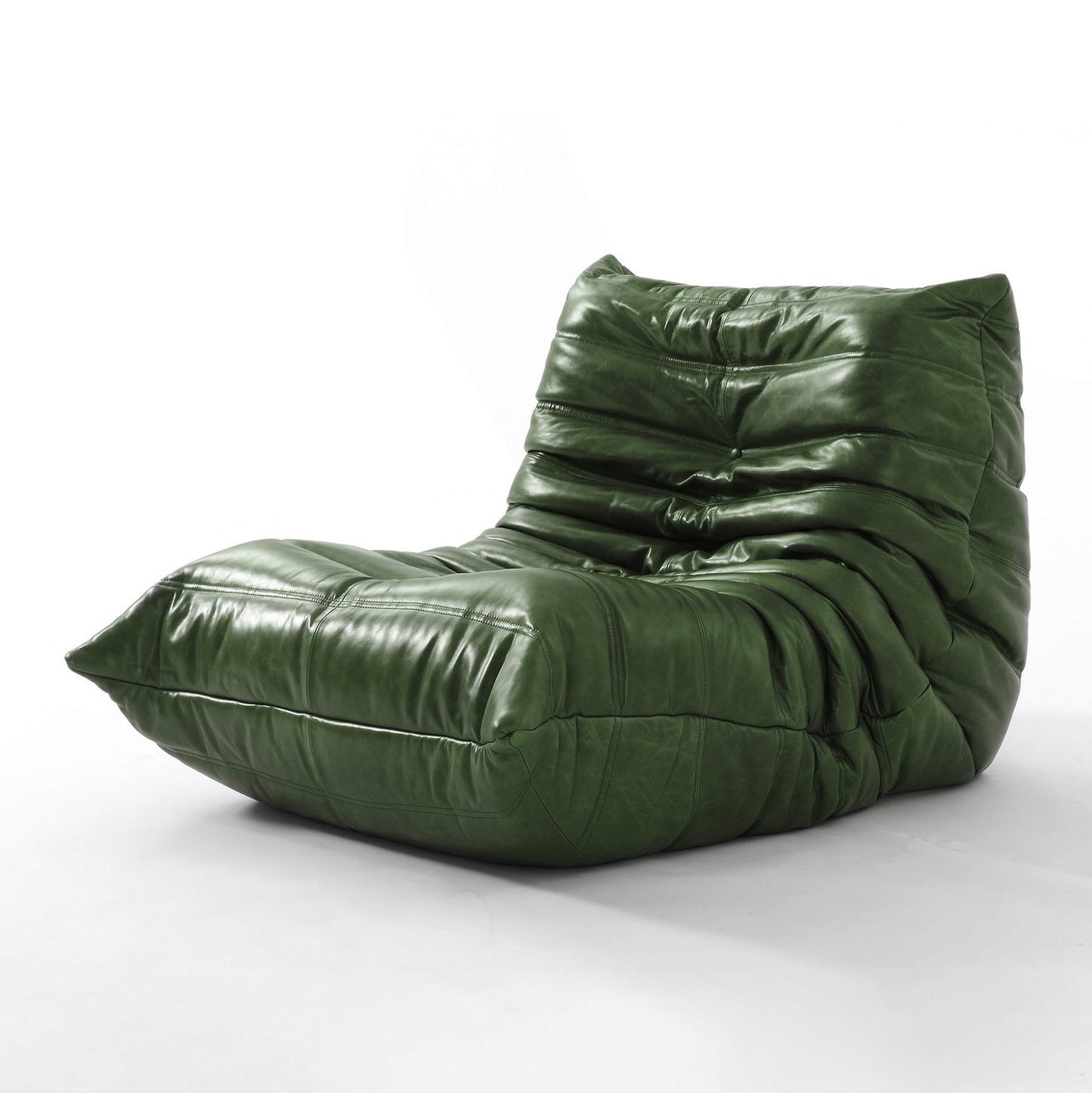 Togo Sofa Replica – Vintage Green Oil Wax Leather Edition | Iconic Design