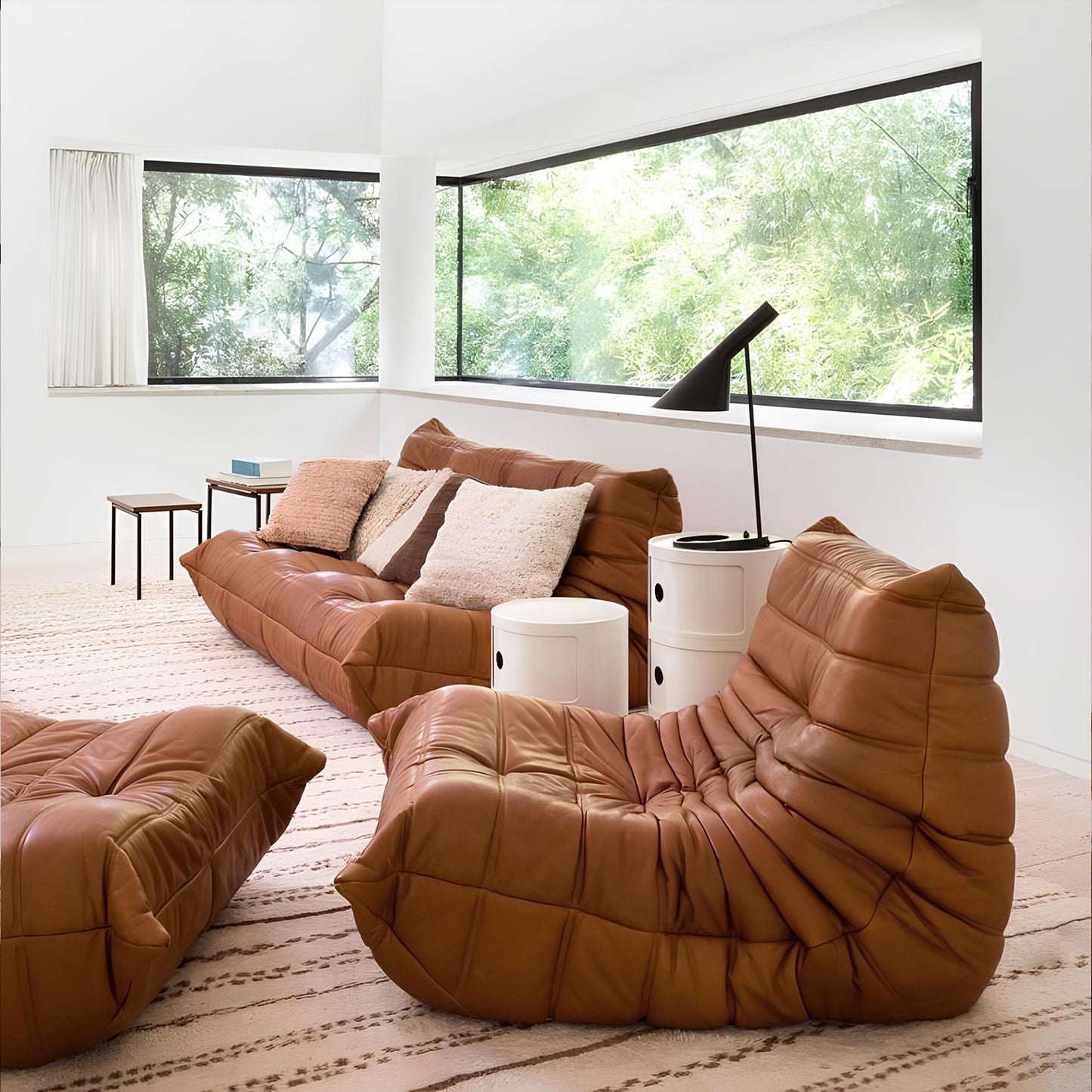 Togo Chair Dupe - Leather Replica by Michel Ducaroy