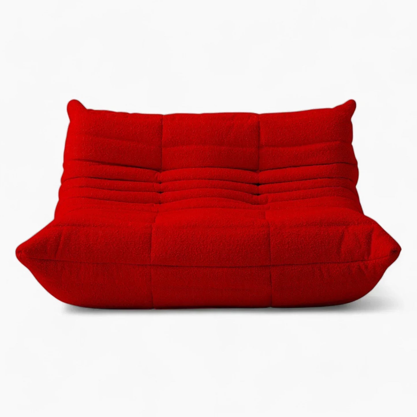 Loveseat Sofa in Bouclé - Elegant & Customizable Togo Style | Modern Comfort