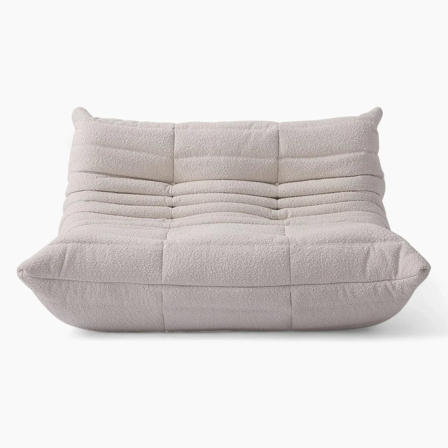 Loveseat Sofa in Bouclé - Elegant & Customizable Togo Style | Modern Comfort