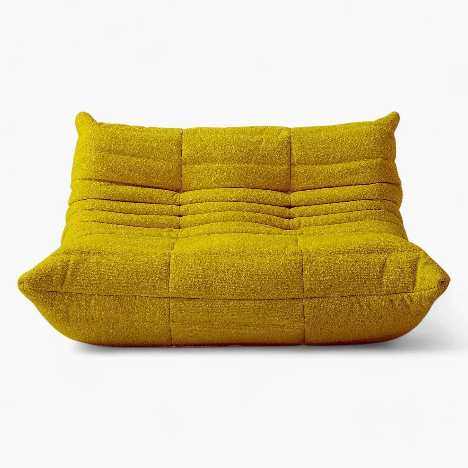 Loveseat Sofa in Bouclé - Elegant & Customizable Togo Style | Modern Comfort