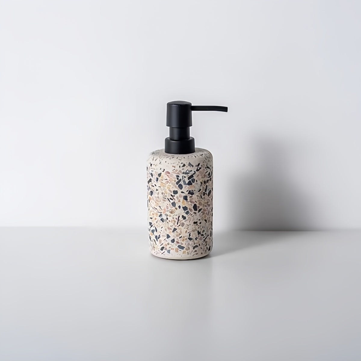 Elegant Terrazzo Bathroom Essentials Set – Countertop Soap