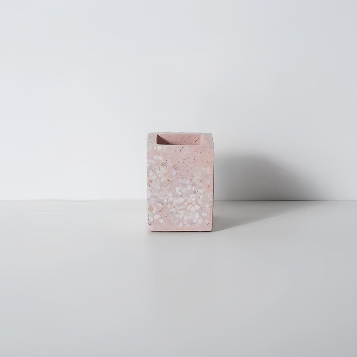 Terrazzo Bathroom Storage Set – Modern Vanity Accessories Collection