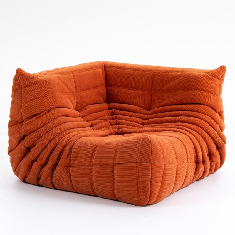 Corner Sofa - Togo Corduroy Sofa for Modern Living Spaces