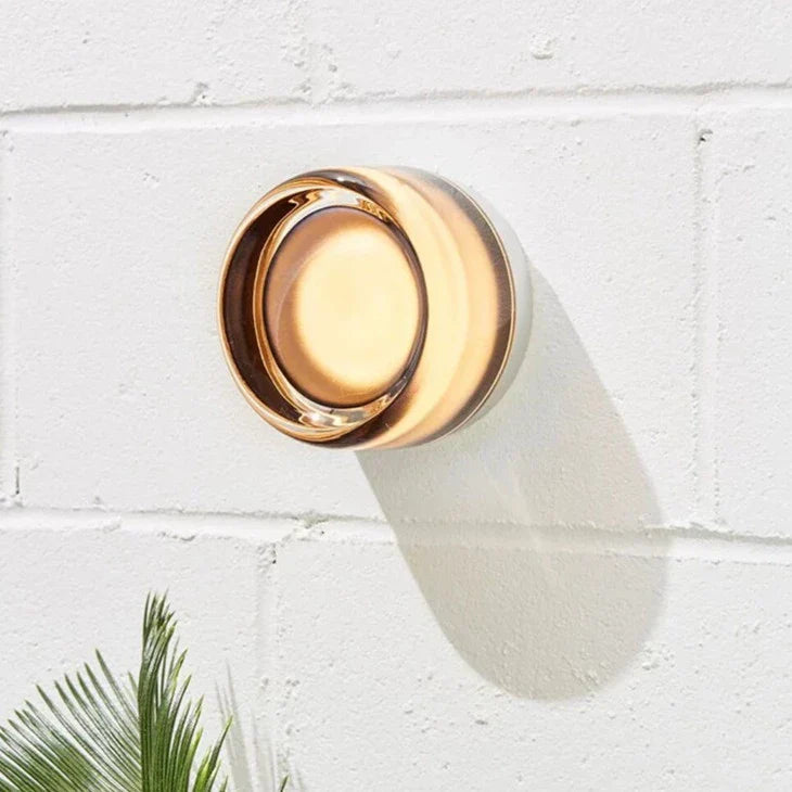 Wall sconce lighting in warm white, acrylic design, ideal for any room.