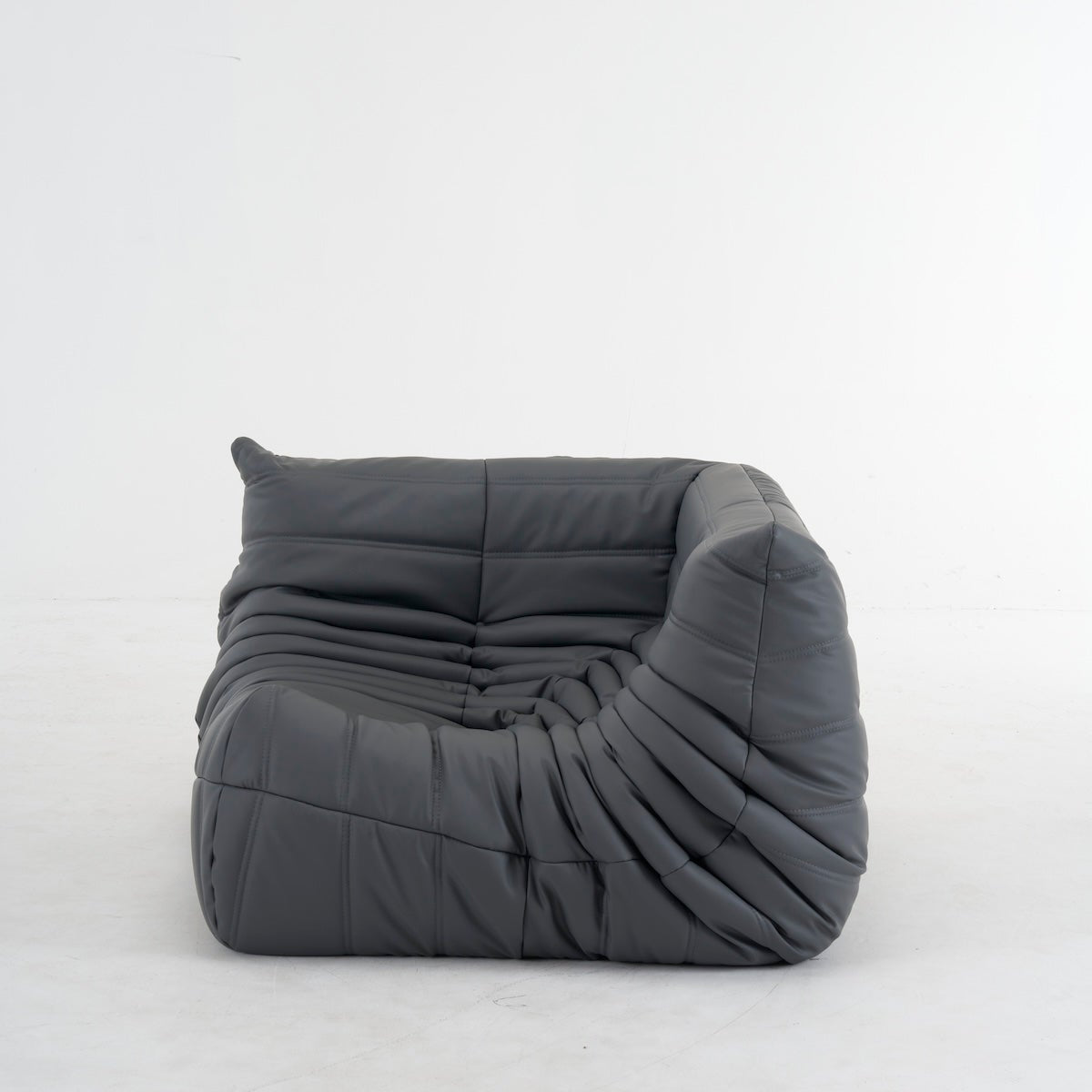 Togo Corner Sofa in Leather - Stylish Leather Corner Sofa for Modern Spaces