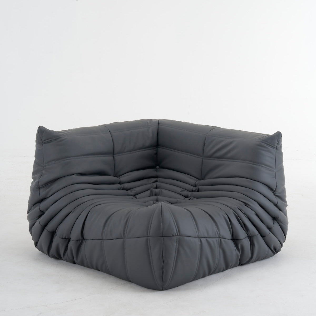 Togo Corner Sofa in Leather - Stylish Leather Corner Sofa for Modern Spaces