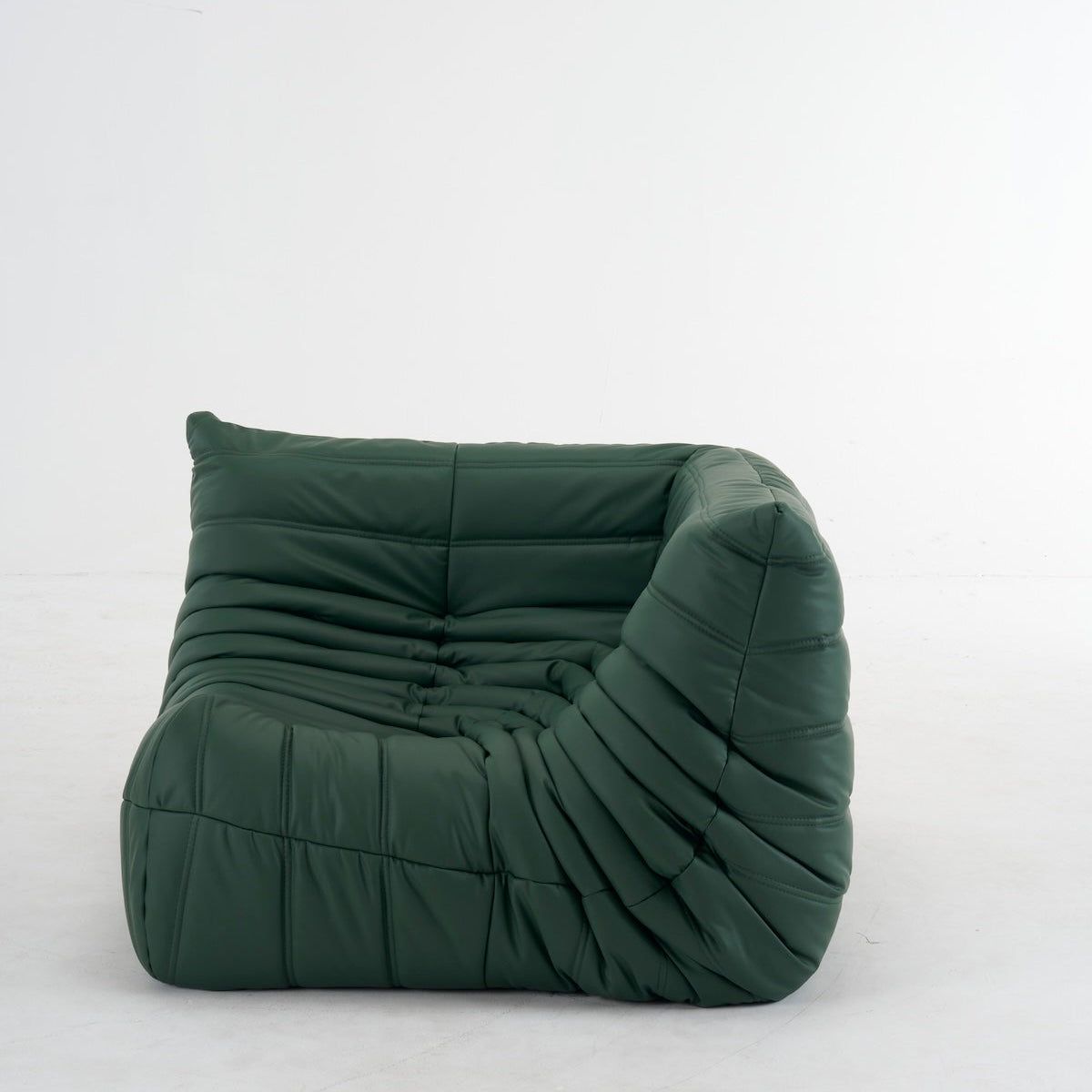 Togo Corner Sofa in Leather - Stylish Leather Corner Sofa for Modern Spaces
