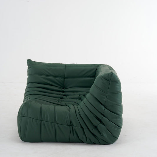 Togo Corner Sofa in Leather - Stylish Leather Corner Sofa for Modern Spaces