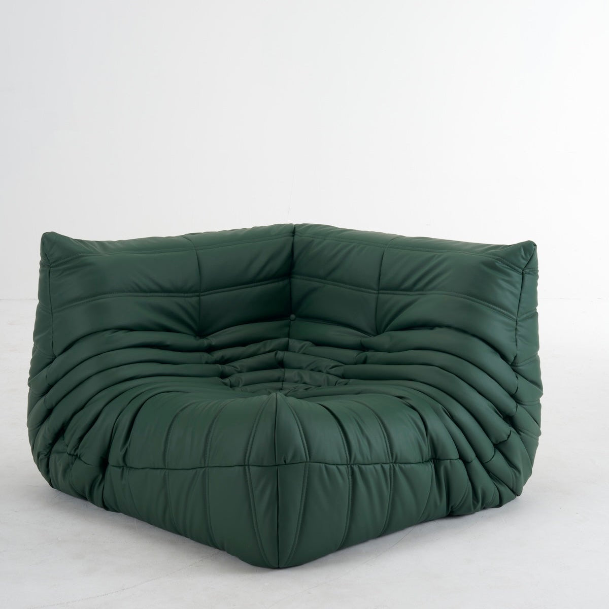 Togo Corner Sofa in Leather - Stylish Leather Corner Sofa for Modern Spaces