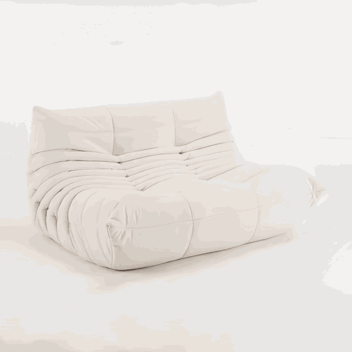 Togo 2 Seater Sofa - Cozy Suede Upholstery for Modern Living