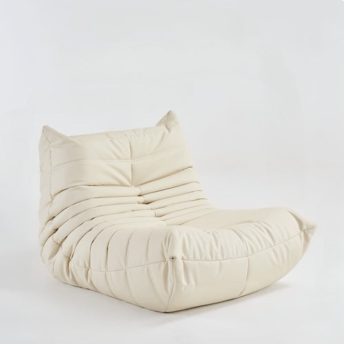 beige ligne roset togo microfiber armchair - orangme.com