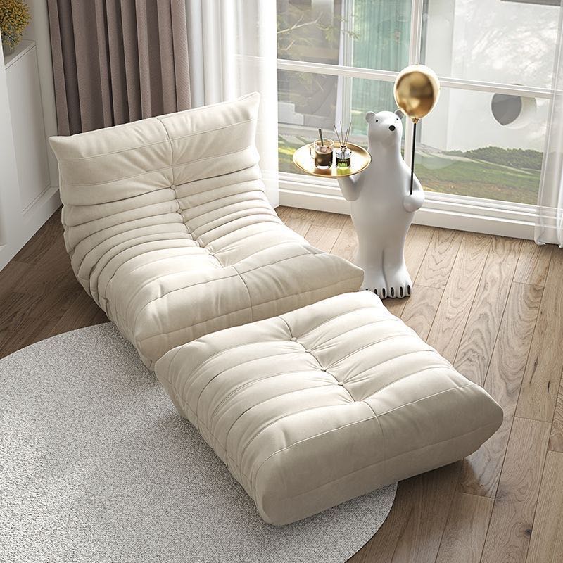 Togo Fireside Chair with Foot Stool