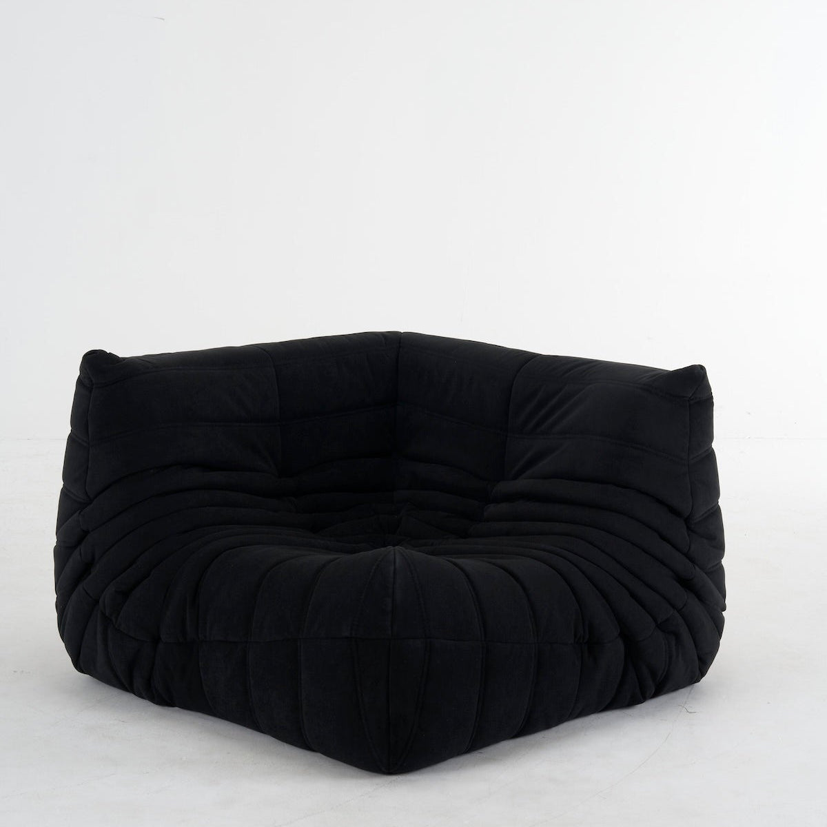 black corner sofa for modern living room