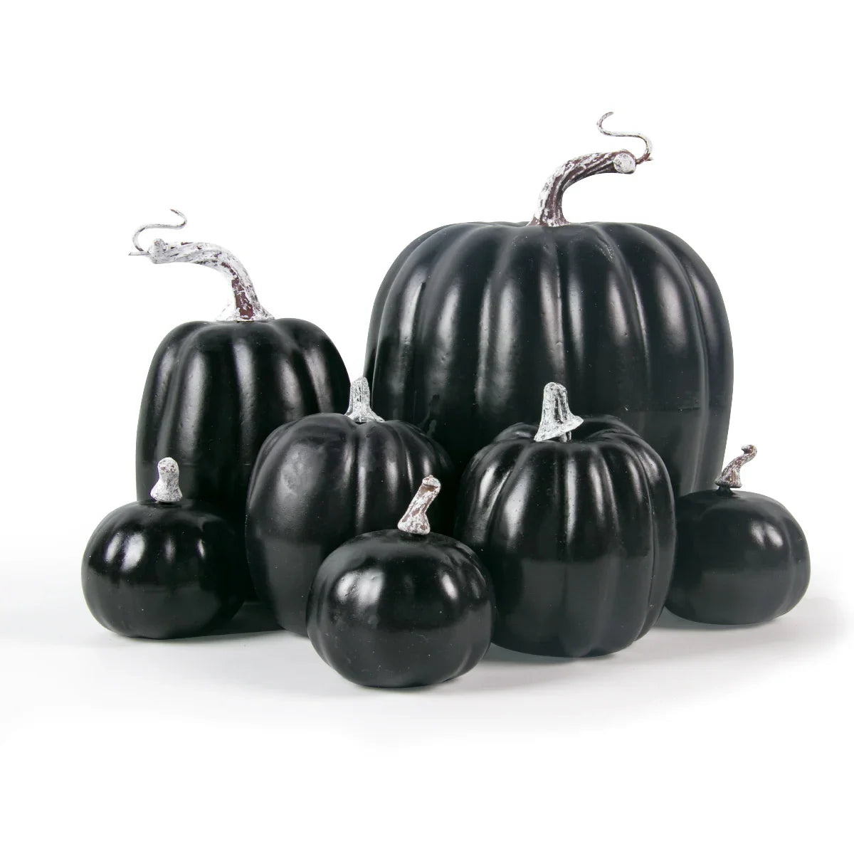 Halloween Artificial Pumpkin Decor | Set of Seven | Fall Decor - motivodecor.com