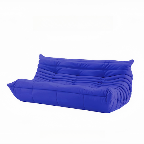 Togo Couch 3-Seater: Luxurious Suede for Comfort & Style - motivodecor.com