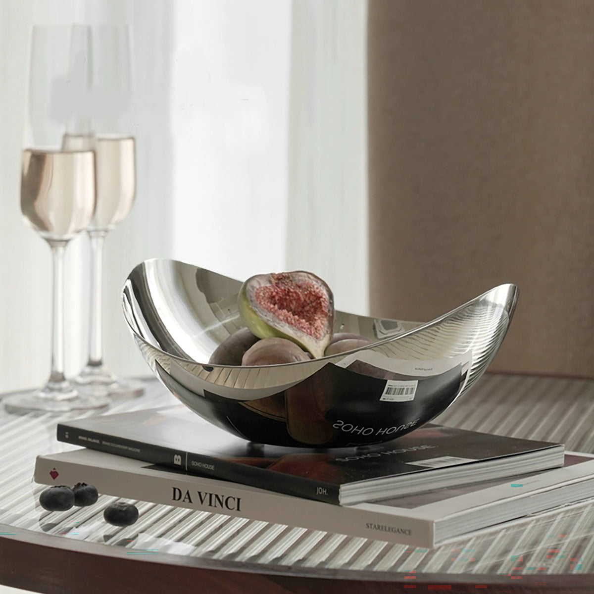 Luxury Stainless Steel Fruit Bowl