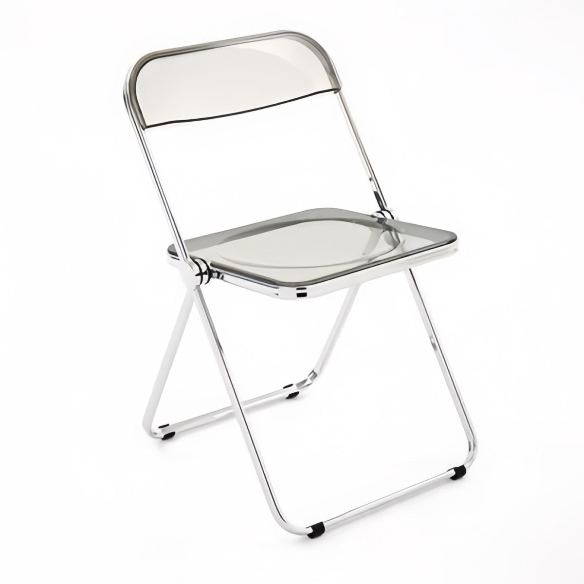 Transparent Folding Dining Chair – INS-Style Acrylic Plastic Crystal Designer Chair