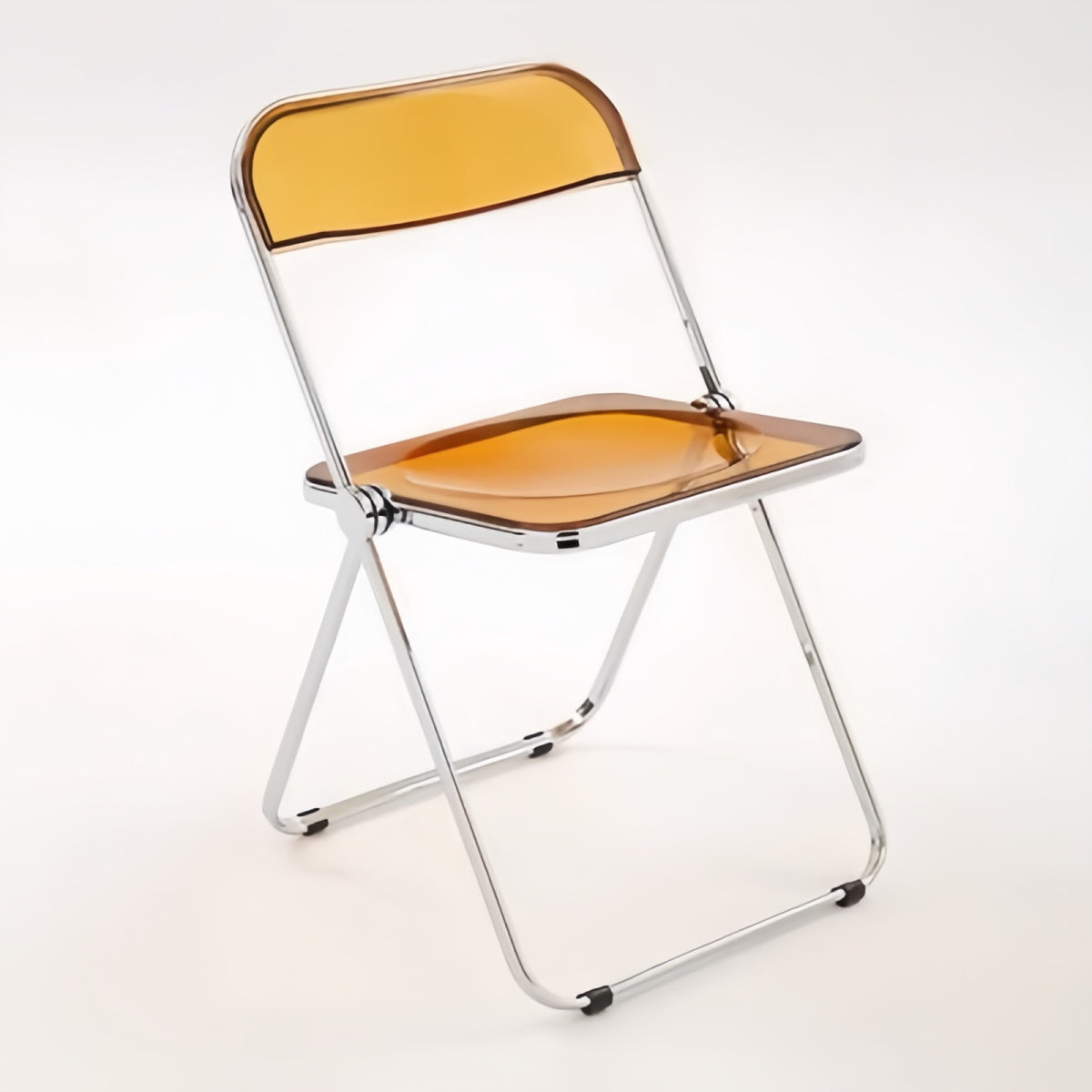 Transparent Folding Dining Chair – INS-Style Acrylic Plastic Crystal Designer Chair