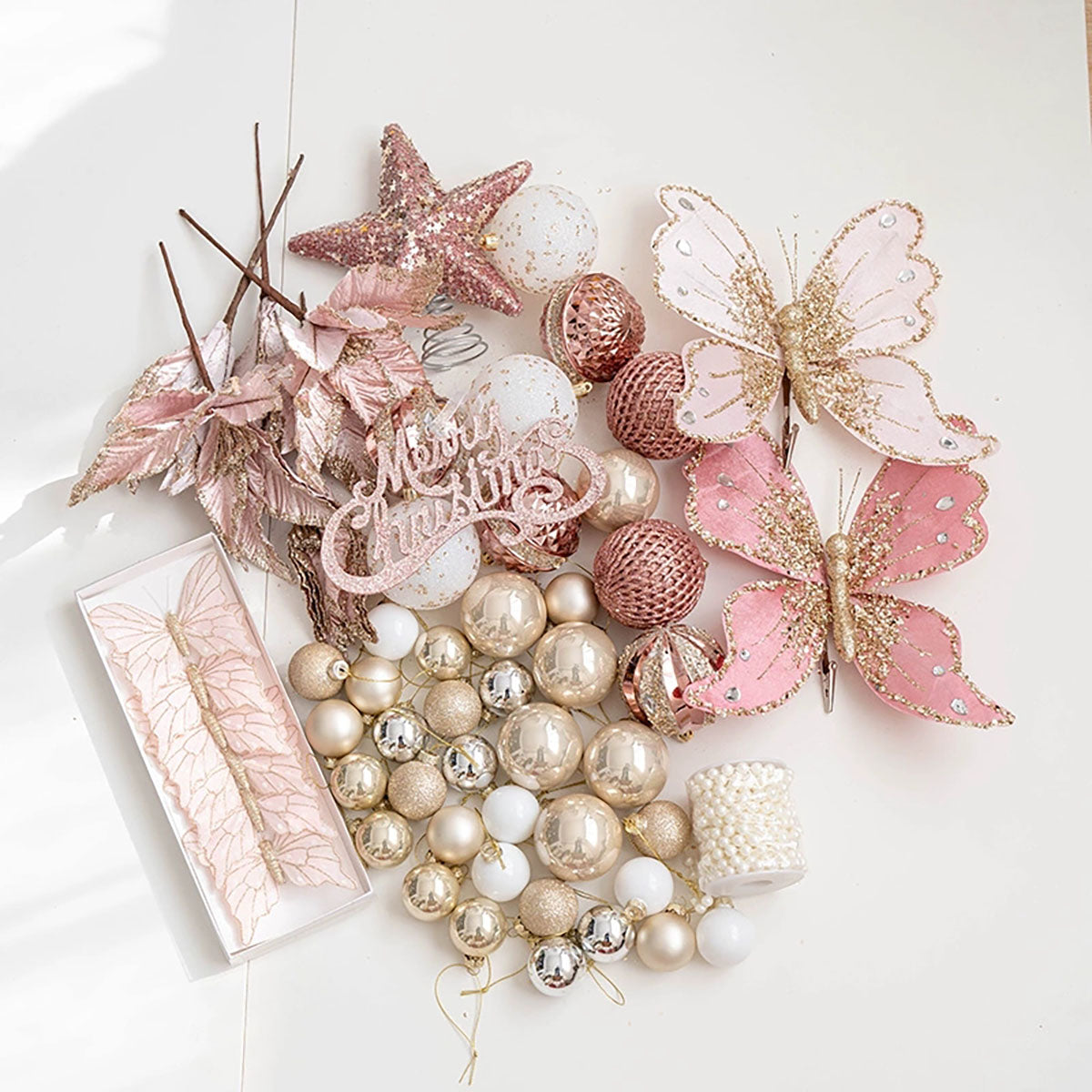 Christmas Tree Ornaments: Motivo Decor 2025 Christmas Tree Decor Set