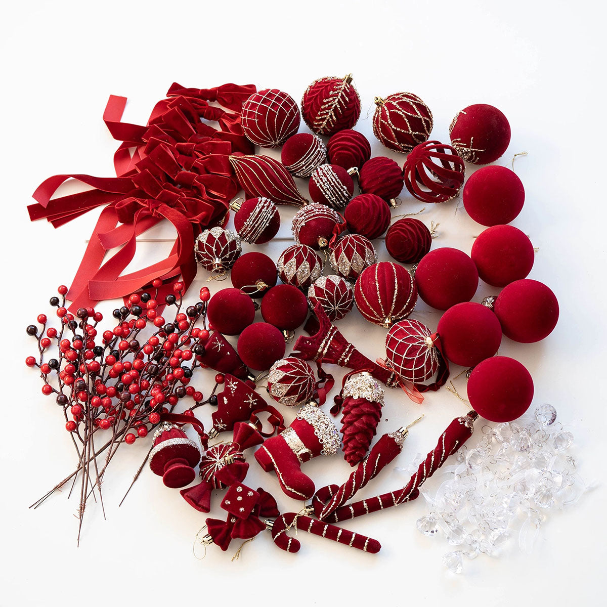 Christmas Tree Ornaments: Motivo Decor 2025 Christmas Tree Decor Set