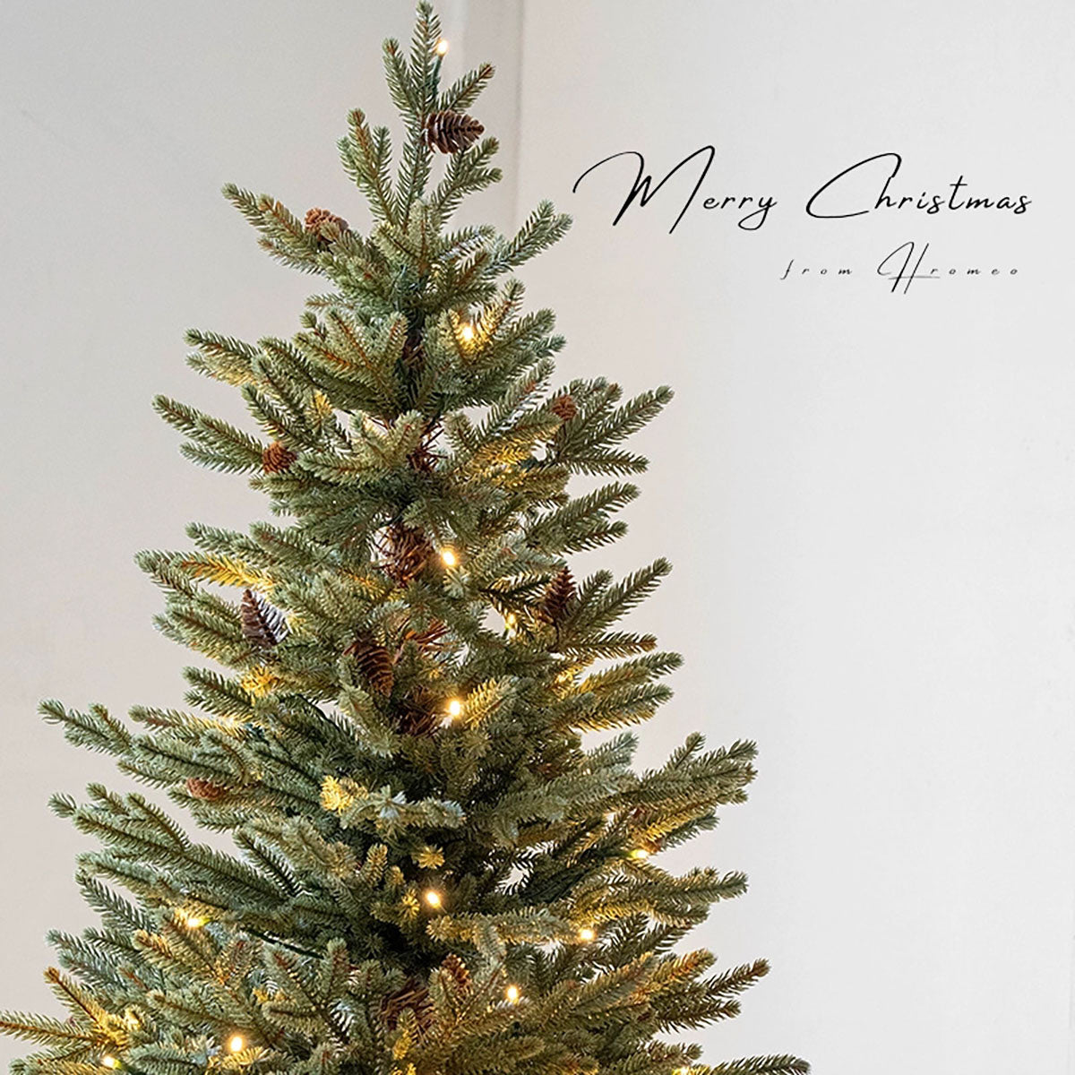 6ft Pencil Christmas Tree - Slim Holiday Decor with Lights & Realistic Needles